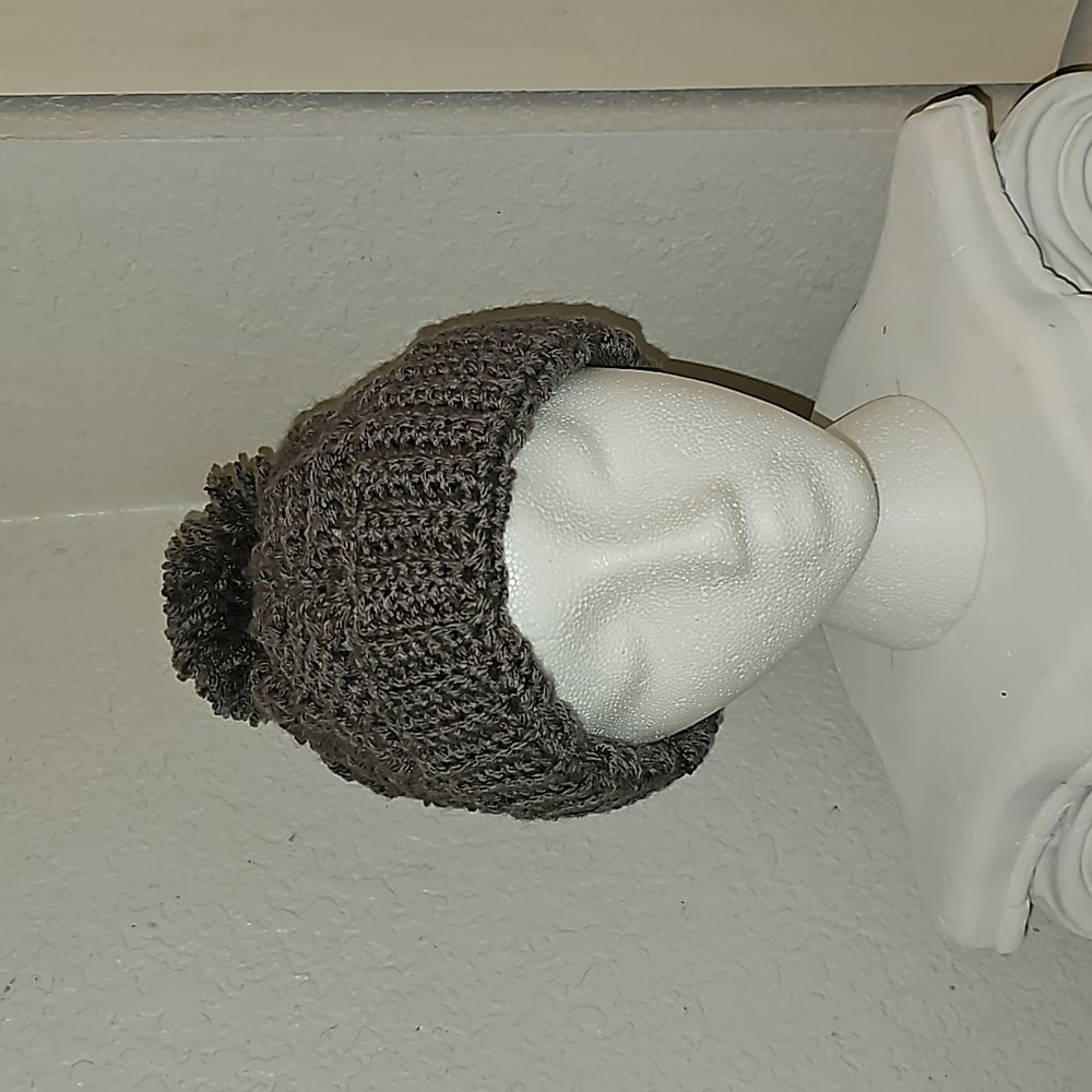 Knit crochet hat